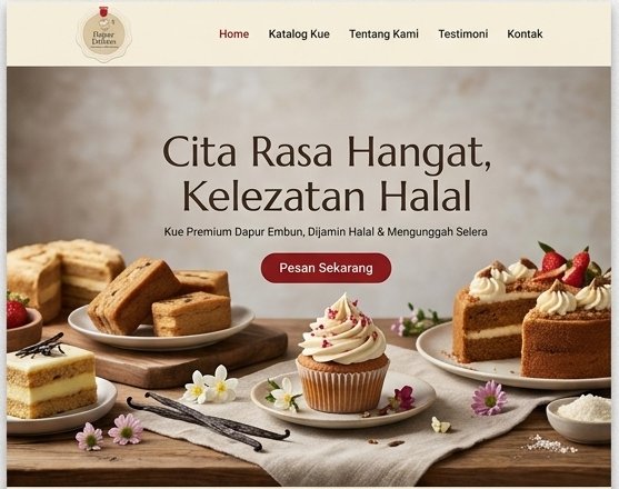 Contoh website Dapur Embun